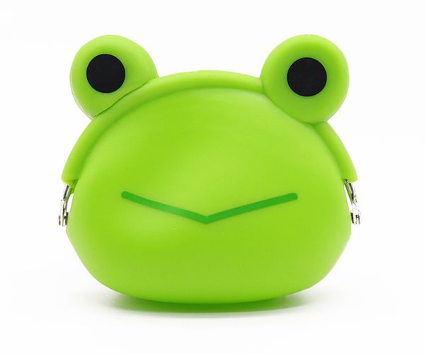 硅膠零錢袋，青蛙硅膠錢包，學(xué)生硅膠錢袋